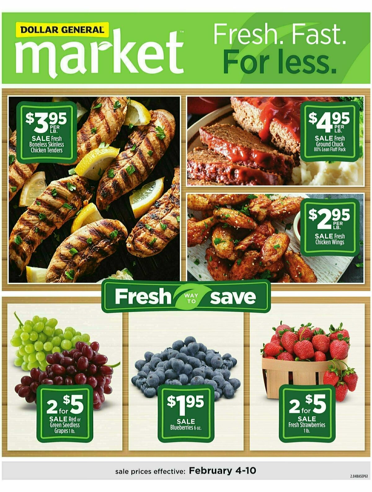 Dollar General Market Ad Weekly Ad from February 4
