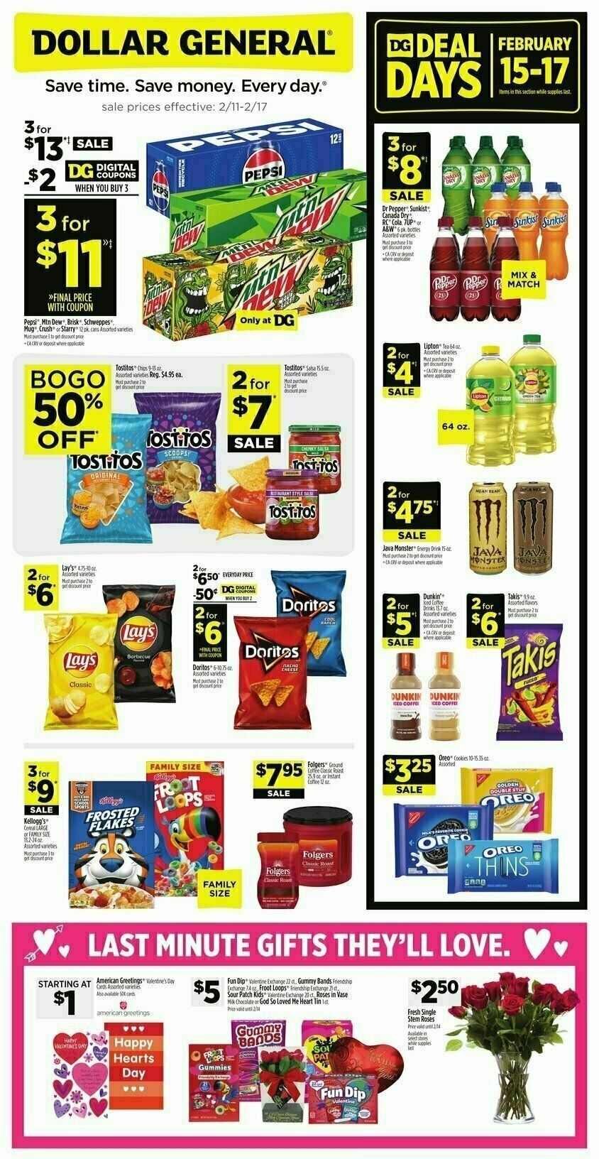 Dollar General Weekly Ad from February 11