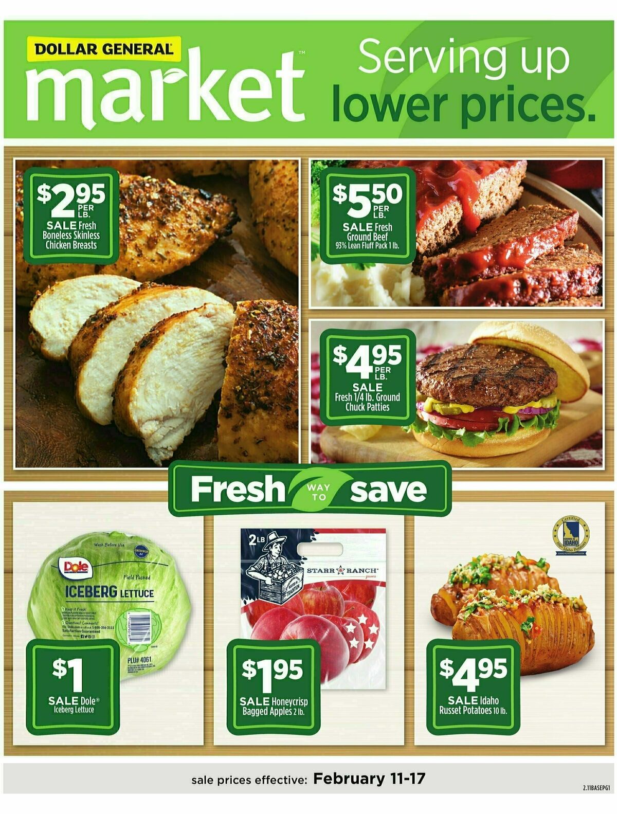 Dollar General Market Ad Weekly Ad from February 11