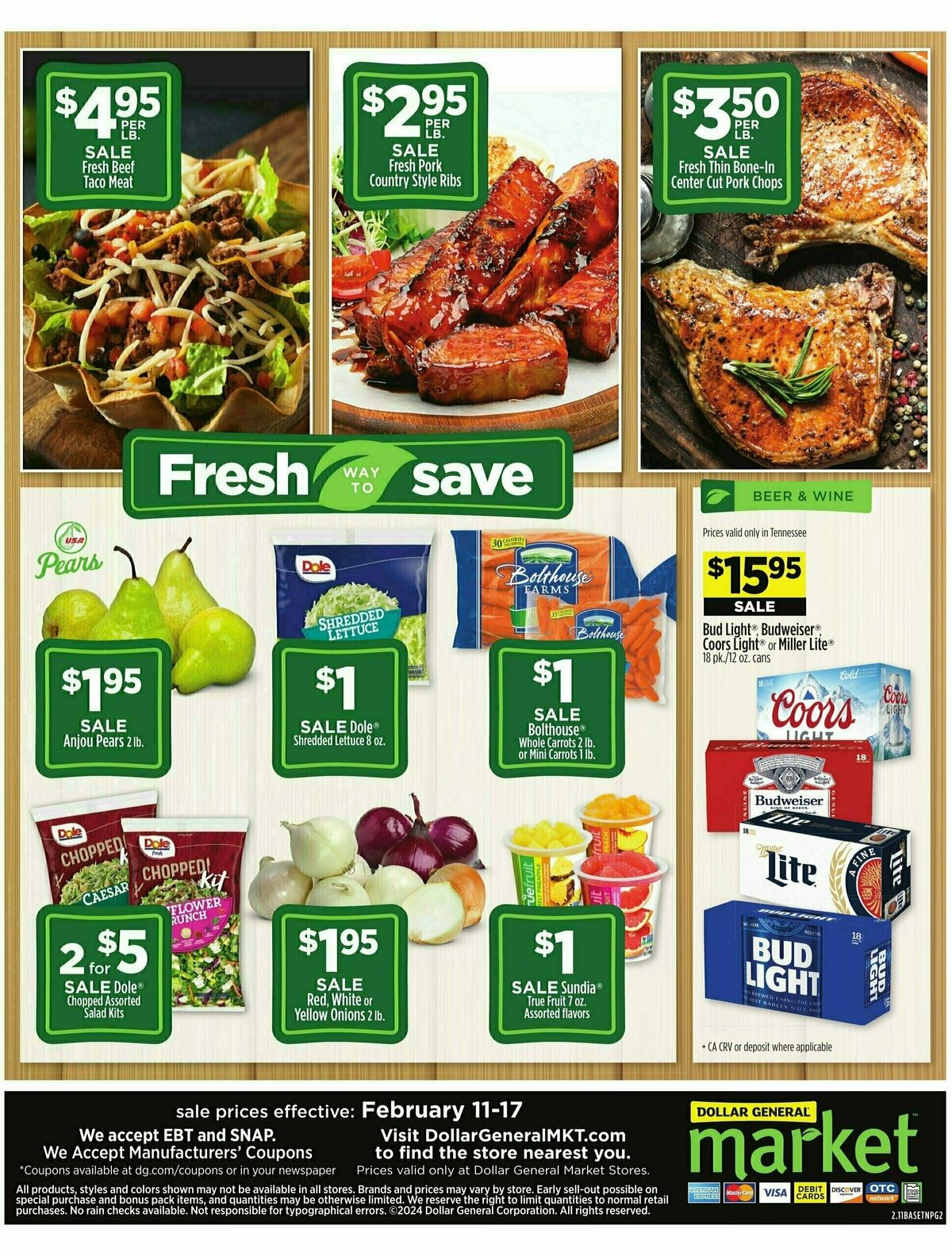 Dollar General Market Ad Weekly Ad from February 11