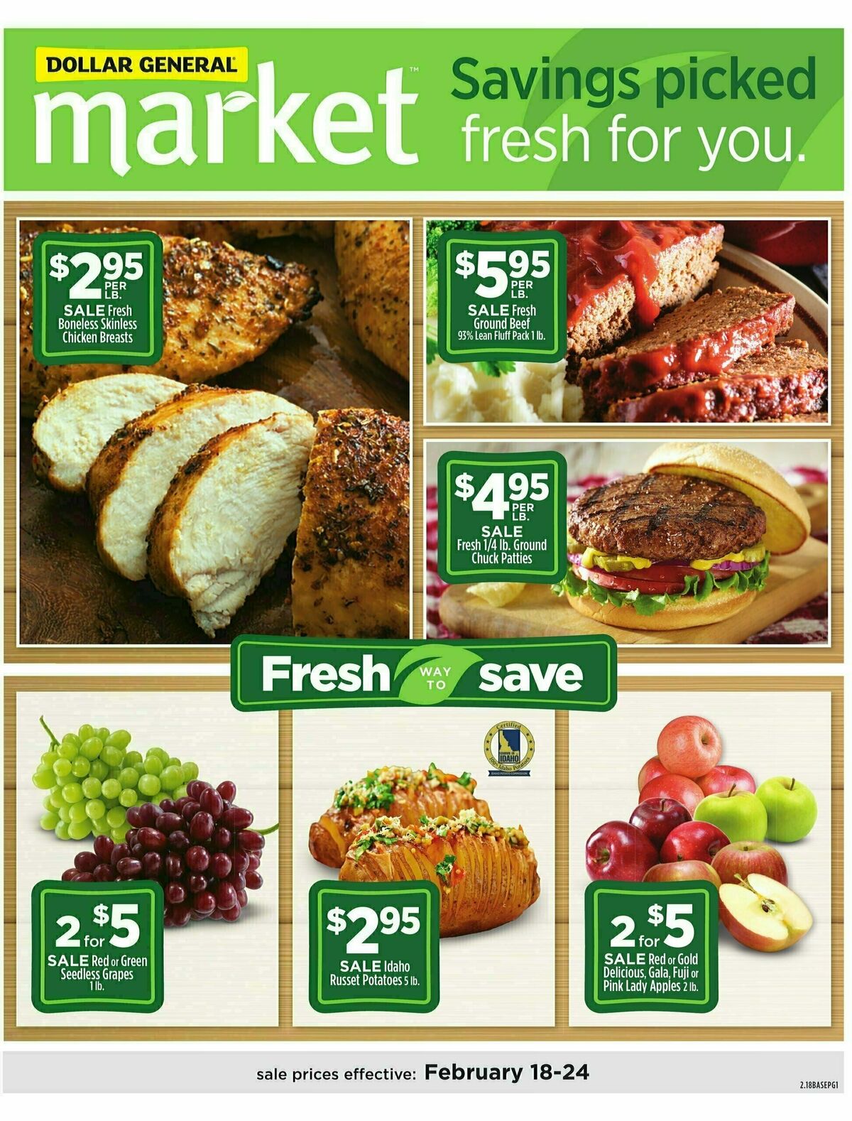Dollar General Market Ad Weekly Ad from February 18