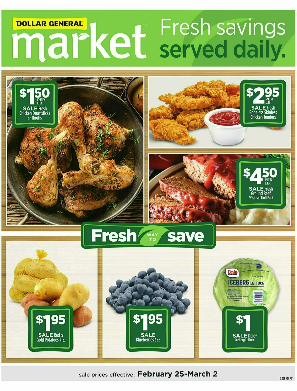 Dollar General Market Ad Weekly Ad from February 25