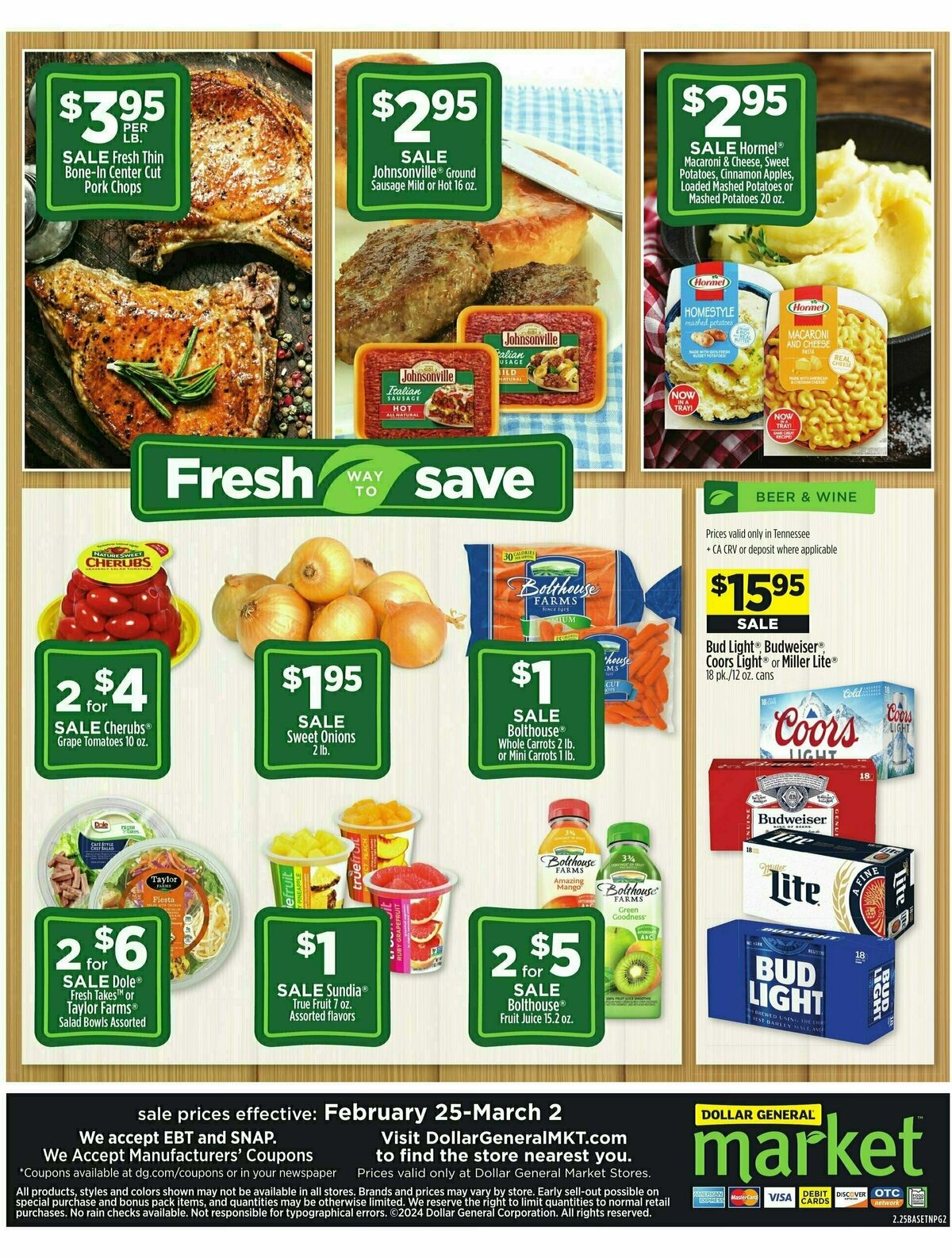 Dollar General Market Ad Weekly Ad from February 25