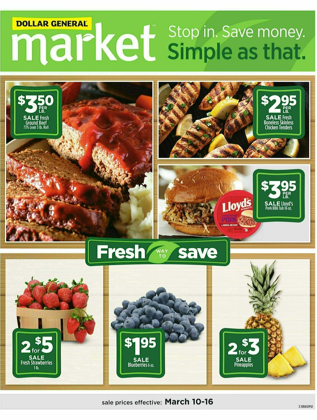 Dollar General Market Ad Weekly Ad from March 10