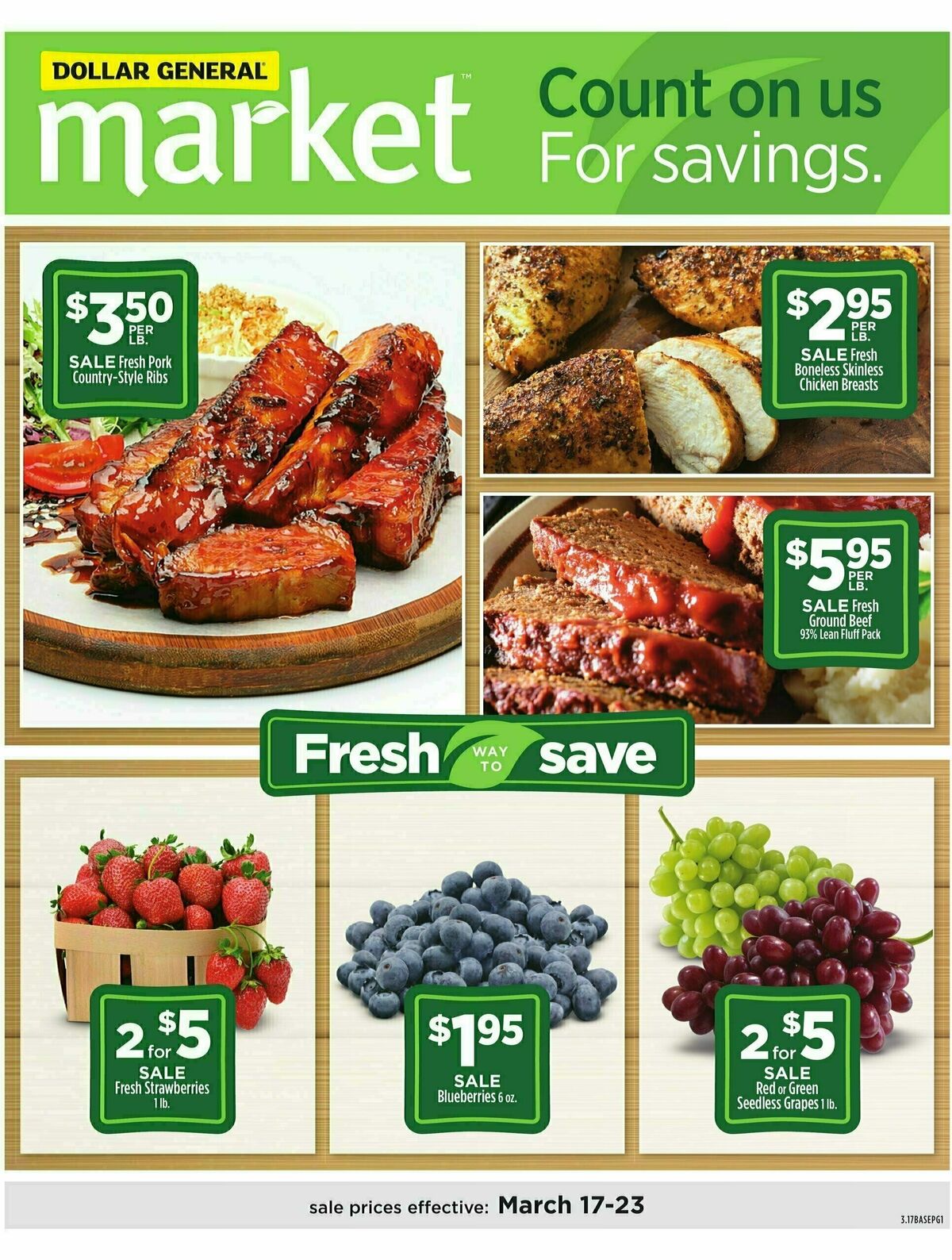 Dollar General Market Ad Weekly Ad from March 17