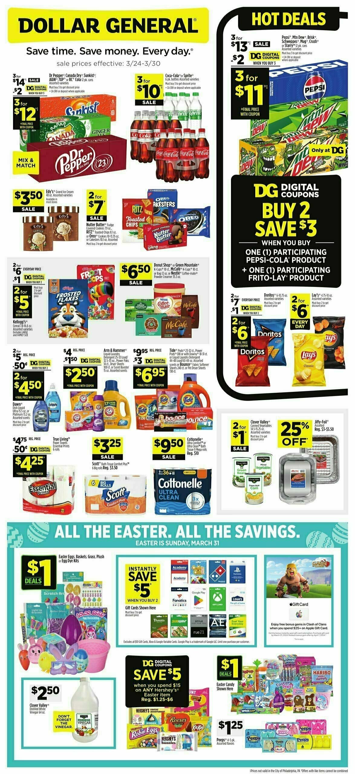 Dollar General Weekly Ad from March 24