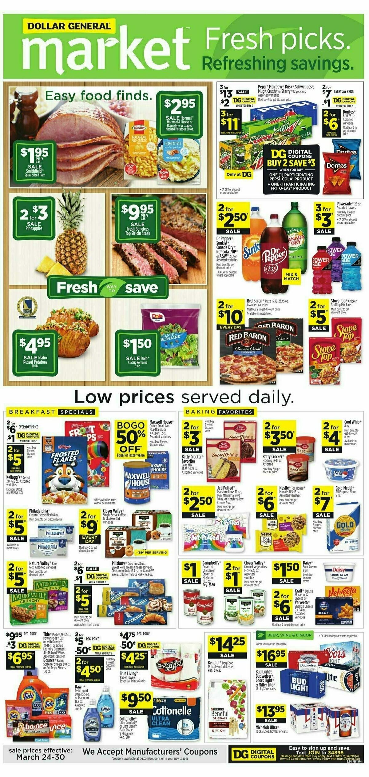 Dollar General Market Ad Weekly Ad from March 24