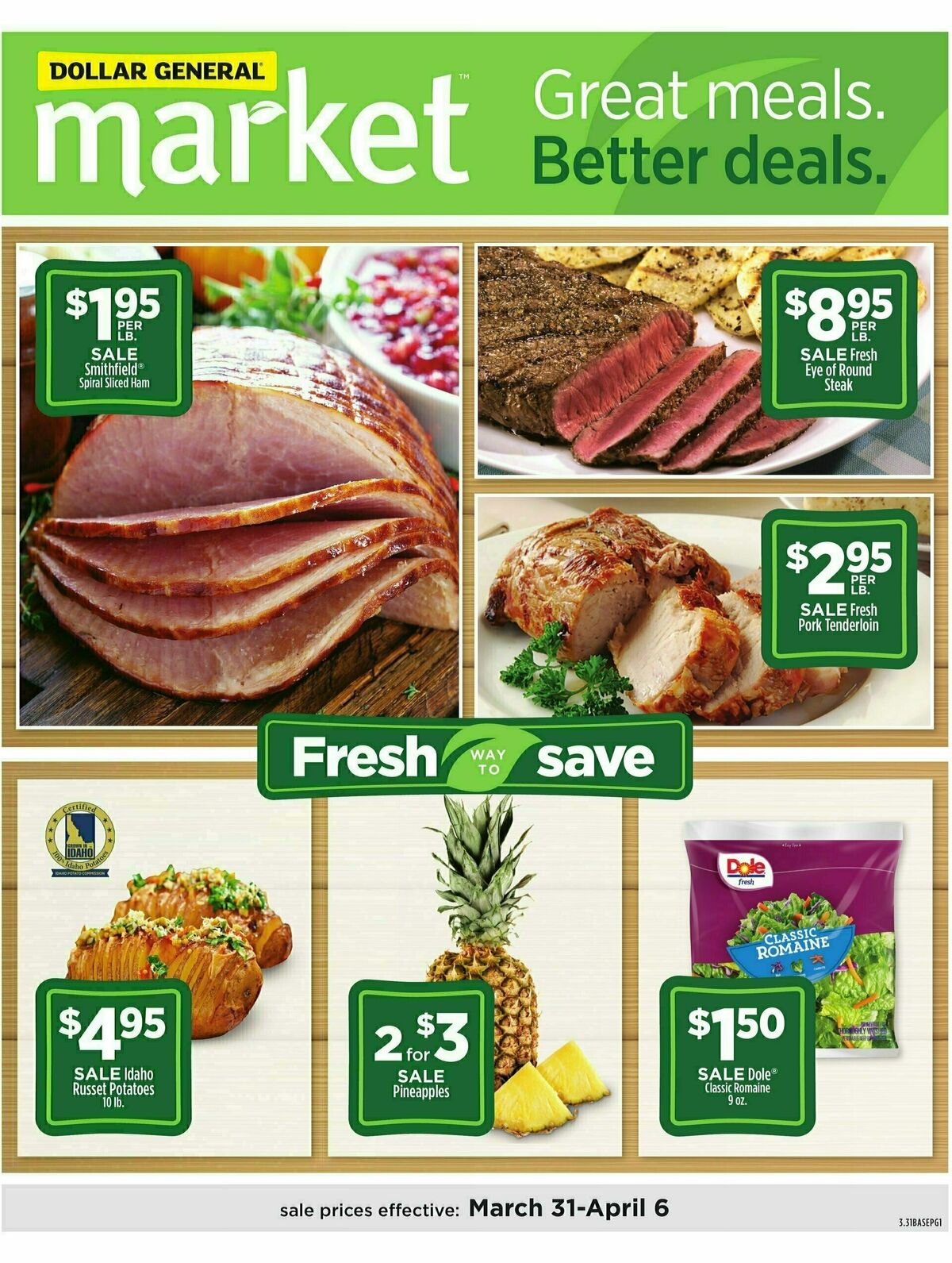 Dollar General Market Ad Weekly Ad from March 31