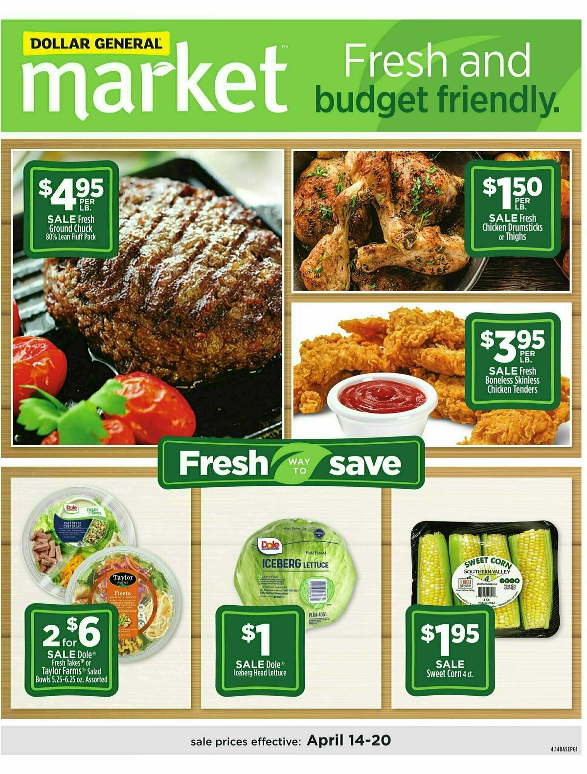 Dollar General Market Ad Weekly Ad from April 14