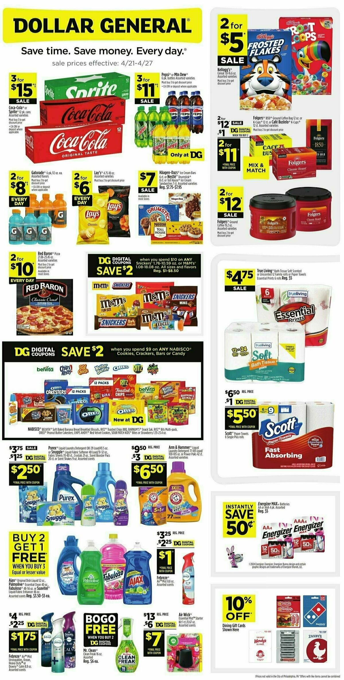 Dollar General Weekly Ad from April 21