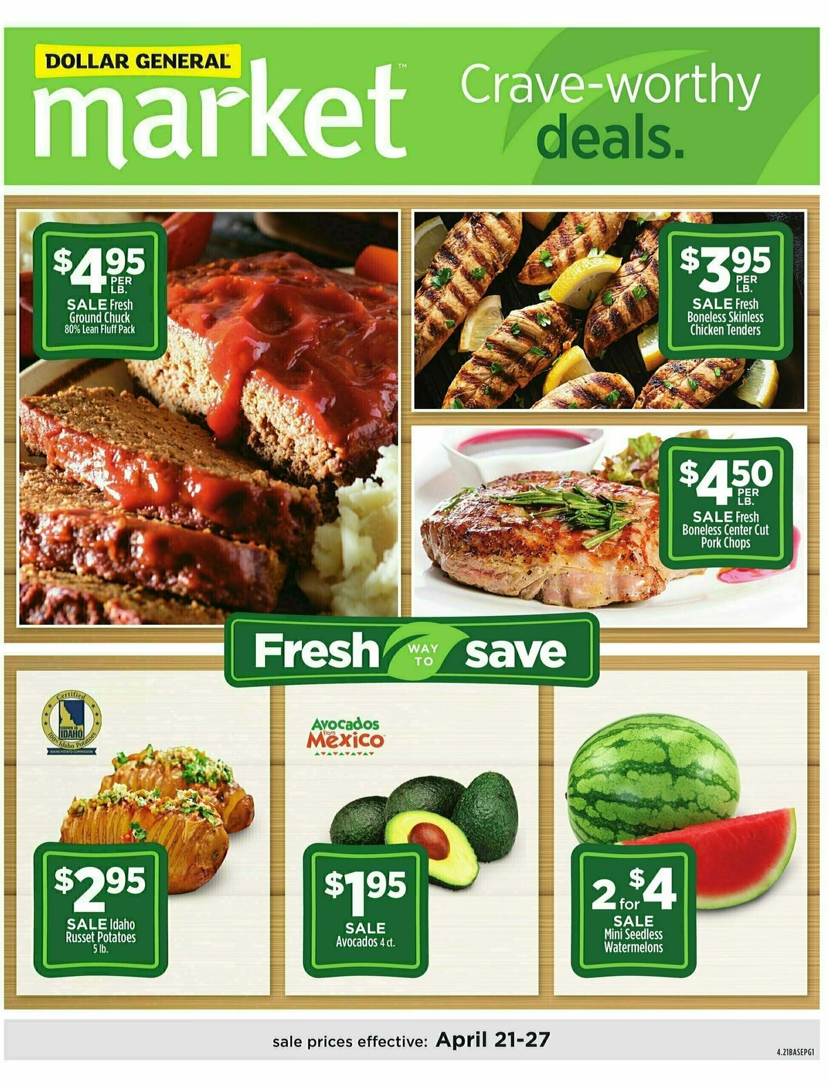 Dollar General Market Ad Weekly Ad from April 21