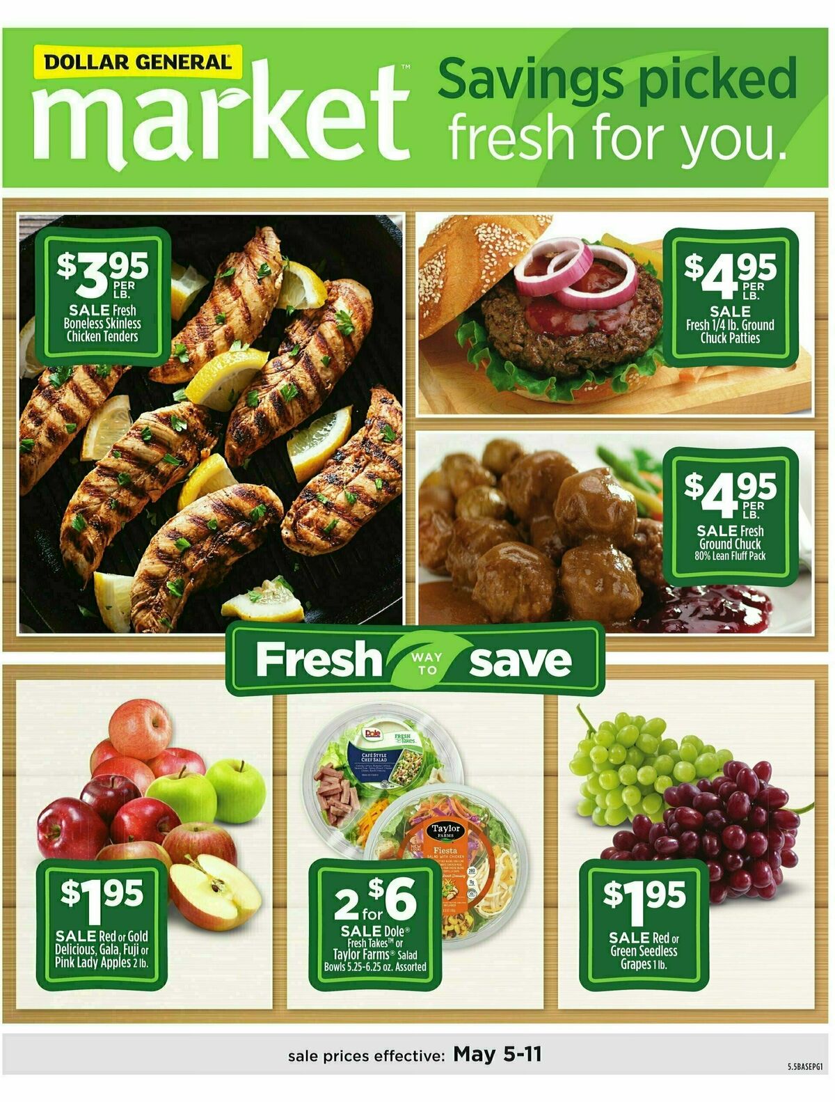 Dollar General Market Ad Weekly Ad from May 5