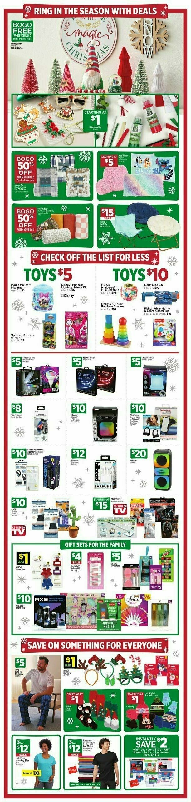 Dollar General Weekly Ad from December 8
