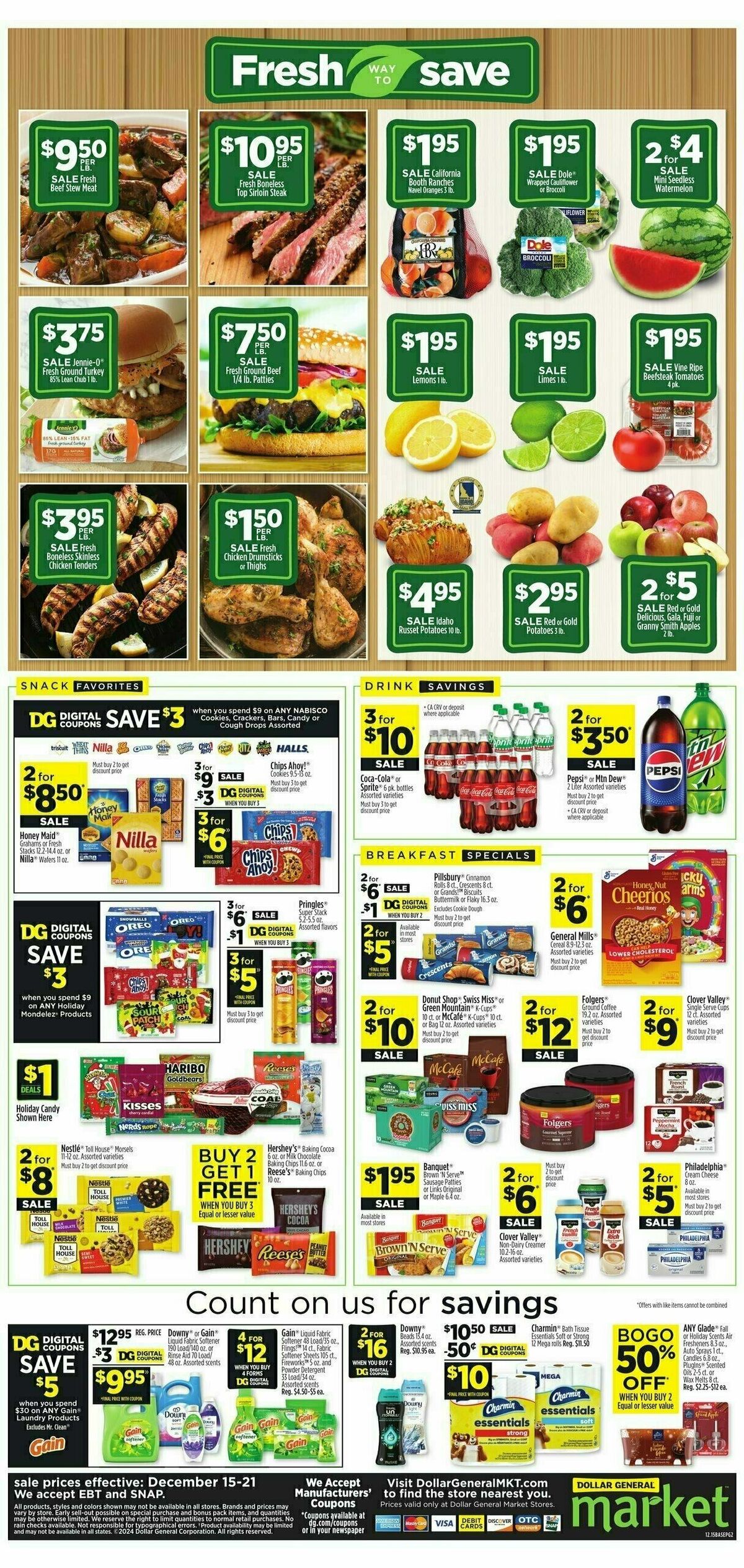 Dollar General Market Ad Weekly Ad from December 15
