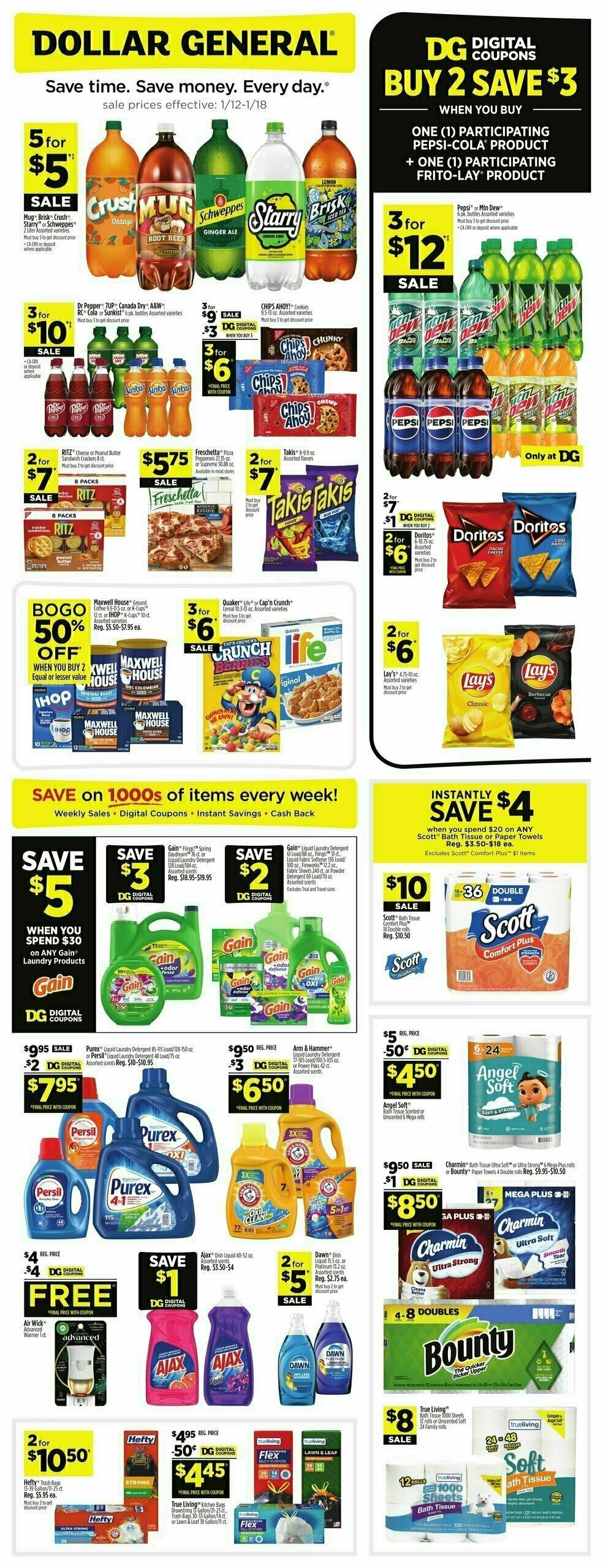 Dollar General Weekly Ad from January 12