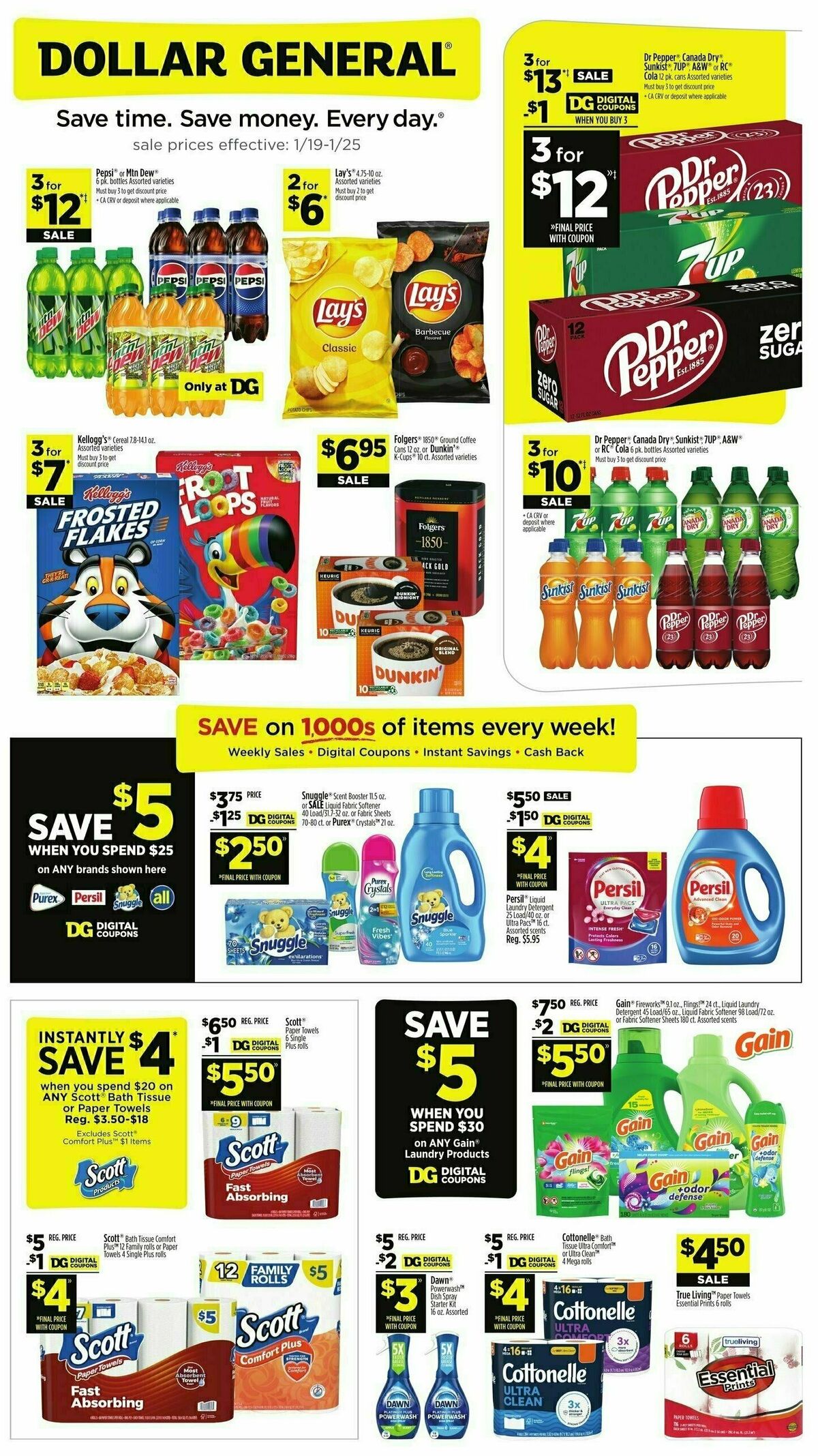 Dollar General Weekly Ad from January 19