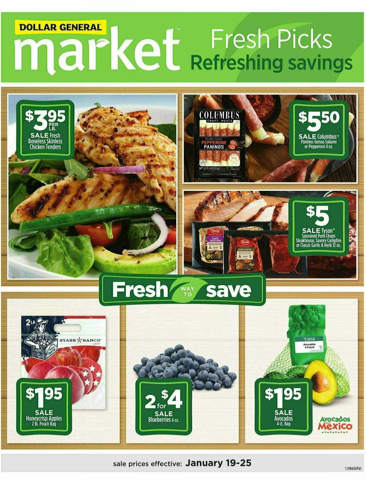 Dollar General Market Ad Weekly Ad from January 19