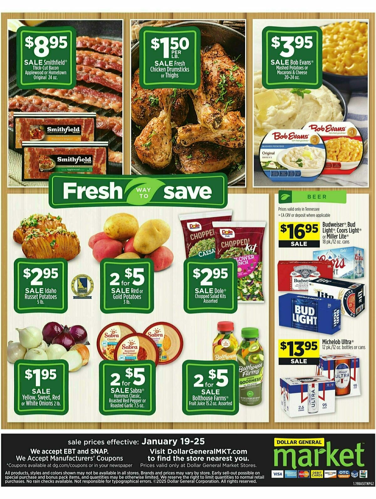 Dollar General Market Ad Weekly Ad from January 19