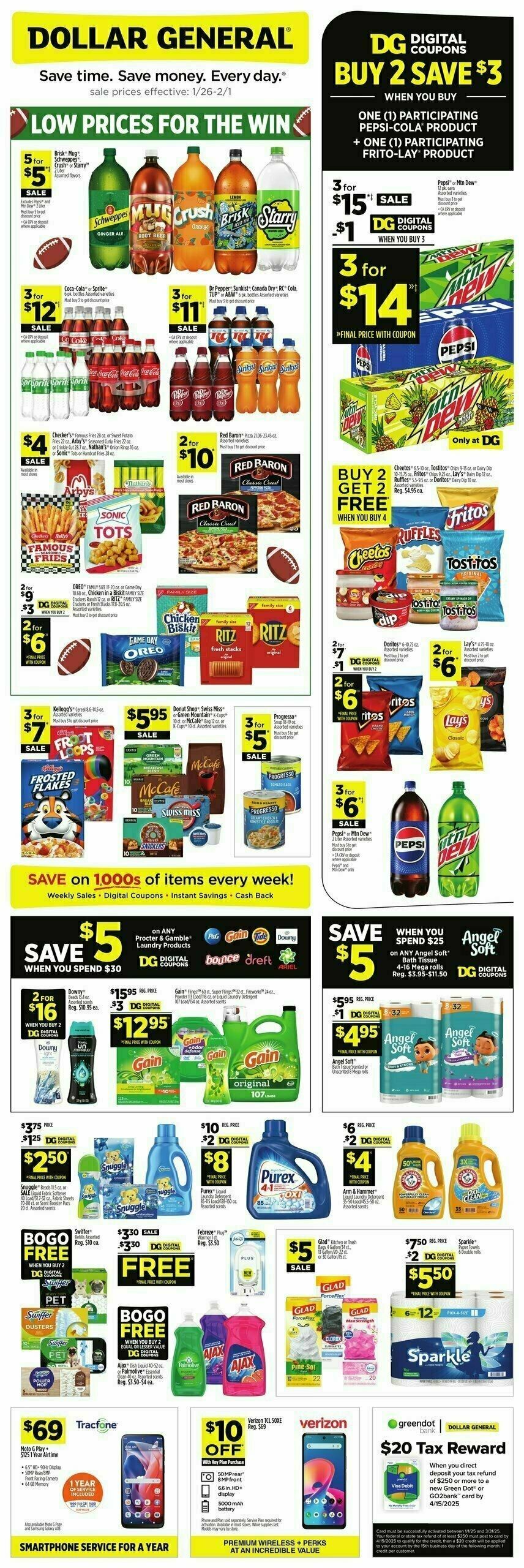 Dollar General Weekly Ad from January 26