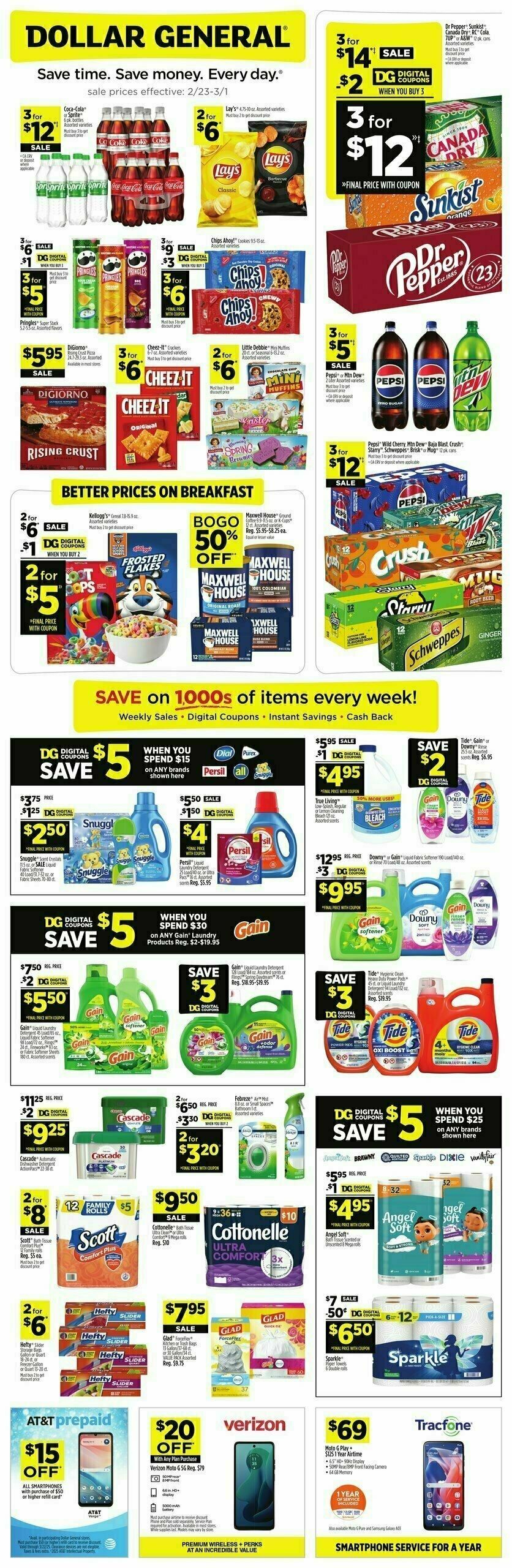 Dollar General Weekly Ad from February 23