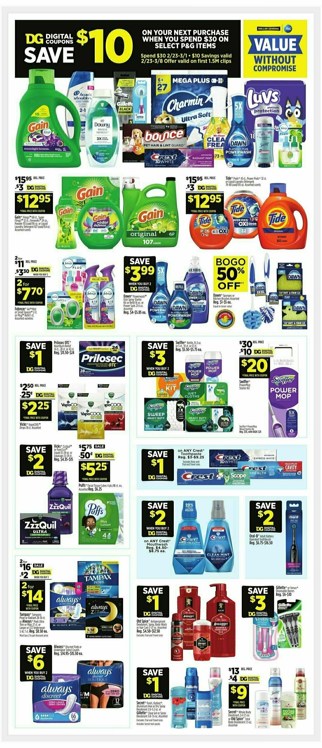 Dollar General Weekly Ad from February 23