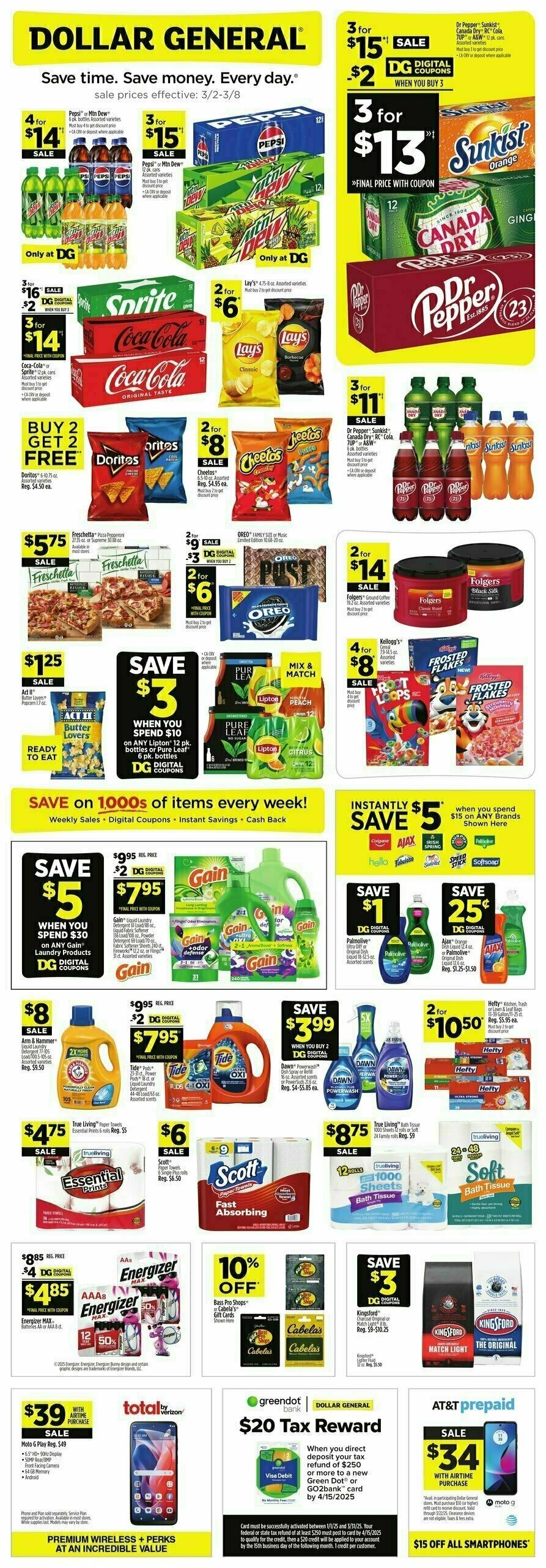 Dollar General Weekly Ad from March 2