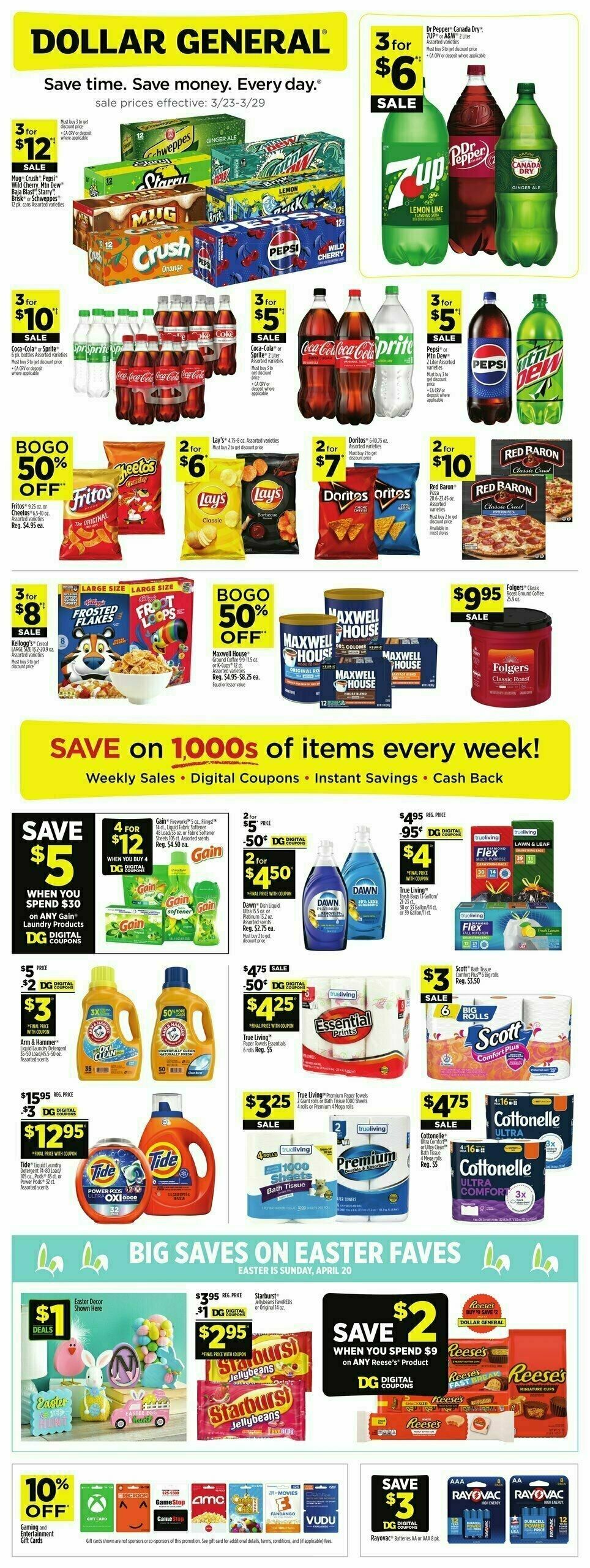 Dollar General Weekly Ad from March 23