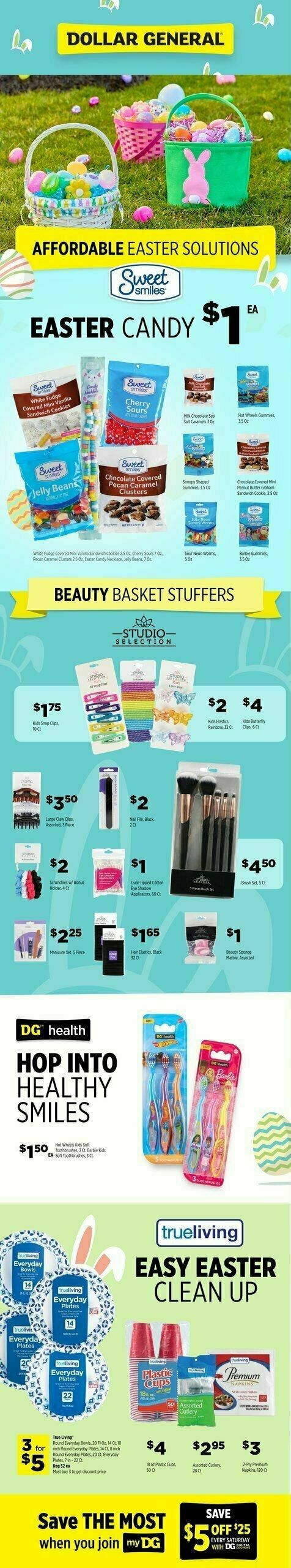 Dollar General Switch to Save with DG Brands Weekly Ad from March 30