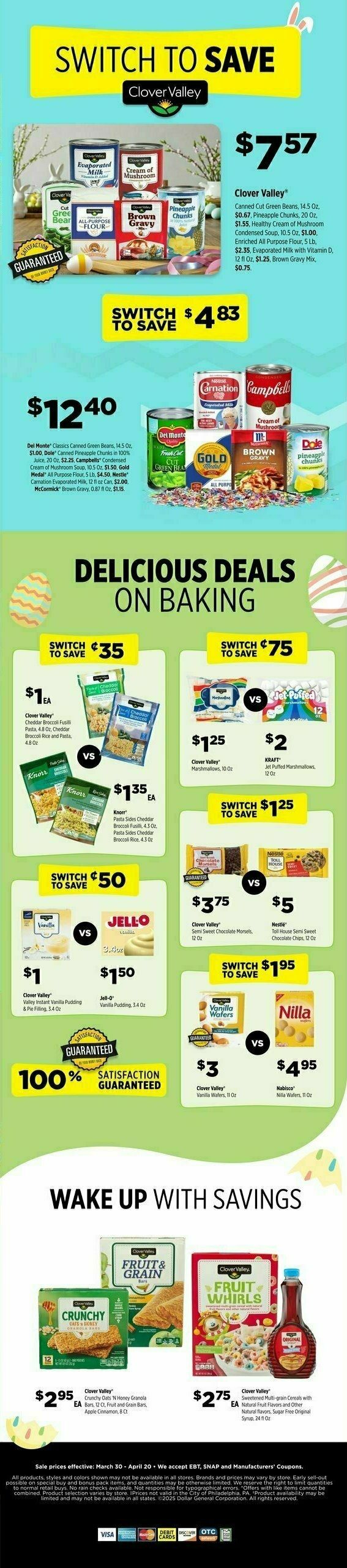 Dollar General Switch to Save with DG Brands Weekly Ad from March 30