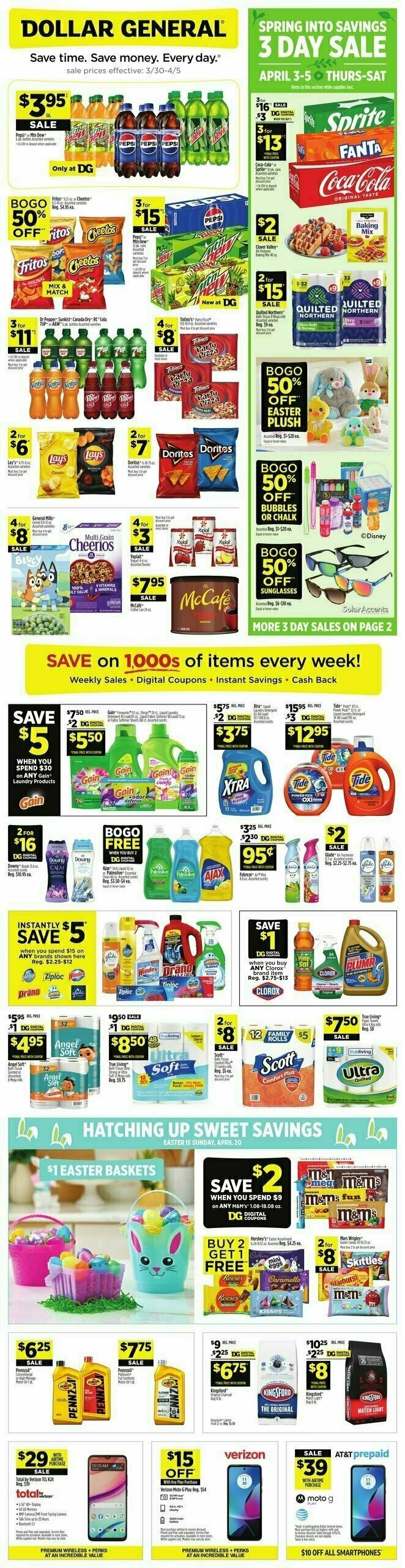 Dollar General Weekly Ad from March 30