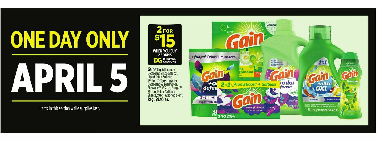 Dollar General Weekly Ad from March 30