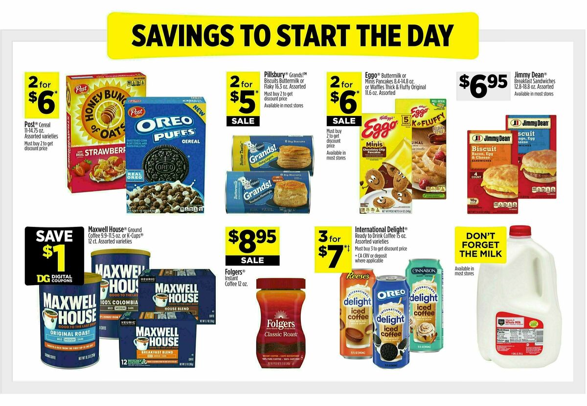 Dollar General Weekly Ad from April 20