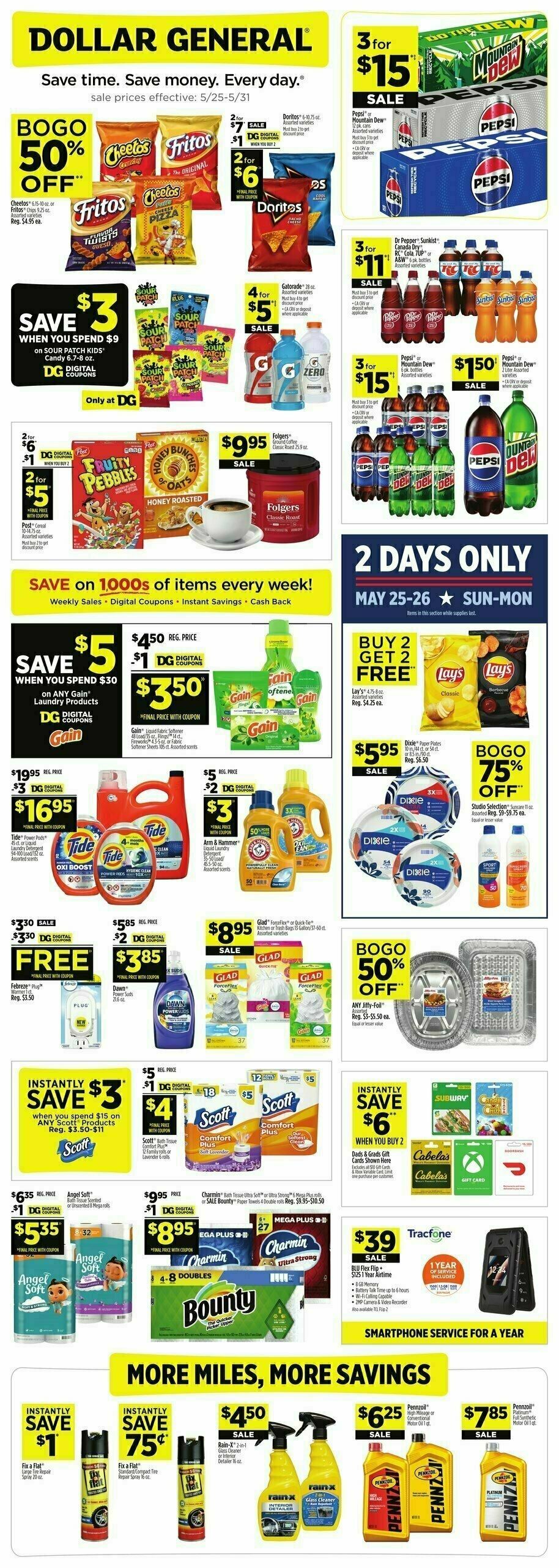 Dollar General Weekly Ad from May 25