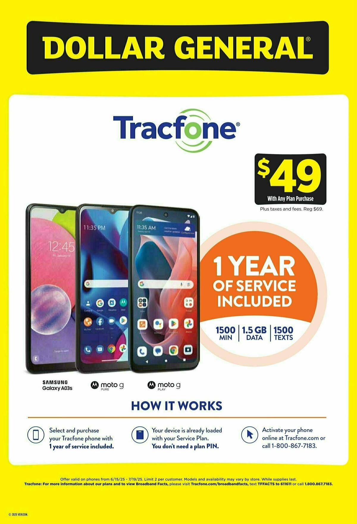 Dollar General Wireless Deals Weekly Ad from June 15