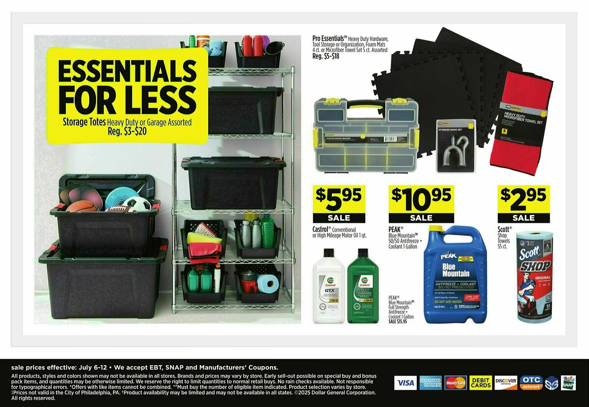 Dollar General Weekly Ad from July 6