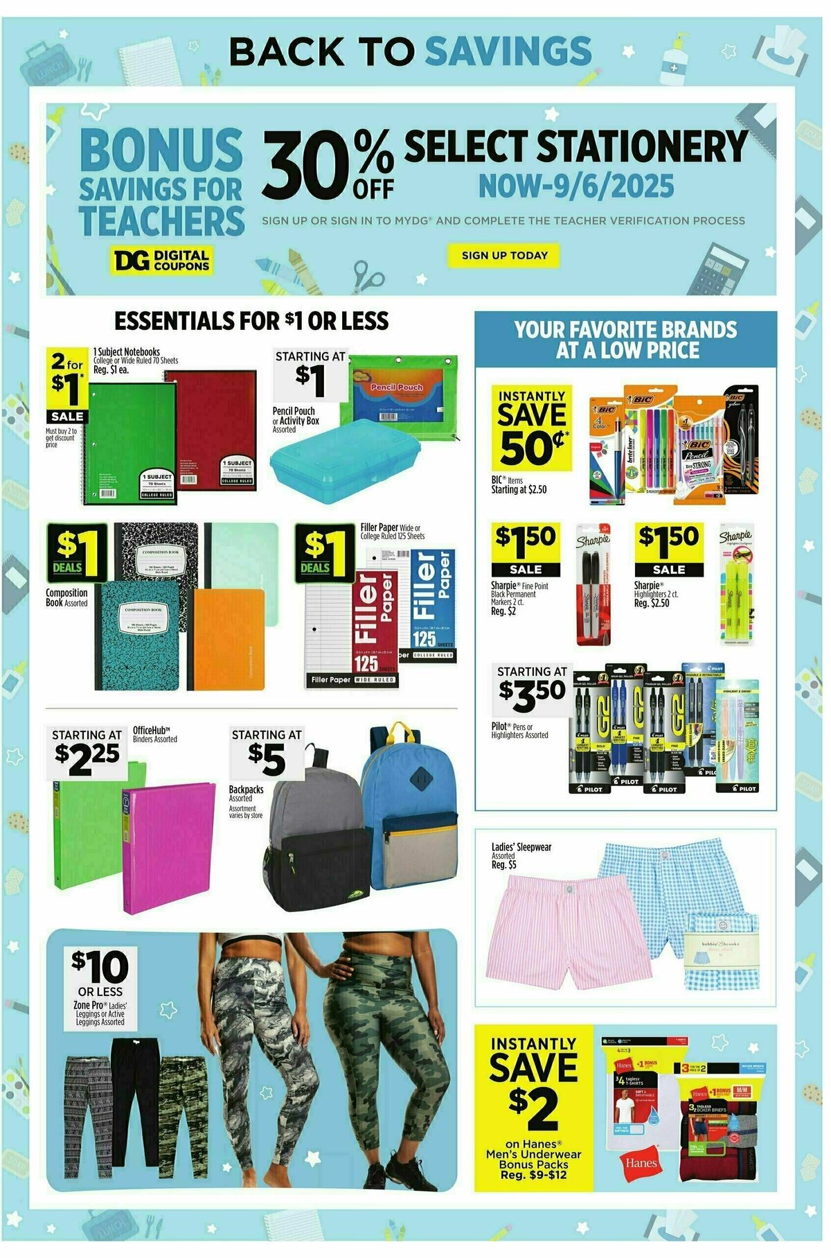 Dollar General Weekly Ad from July 20