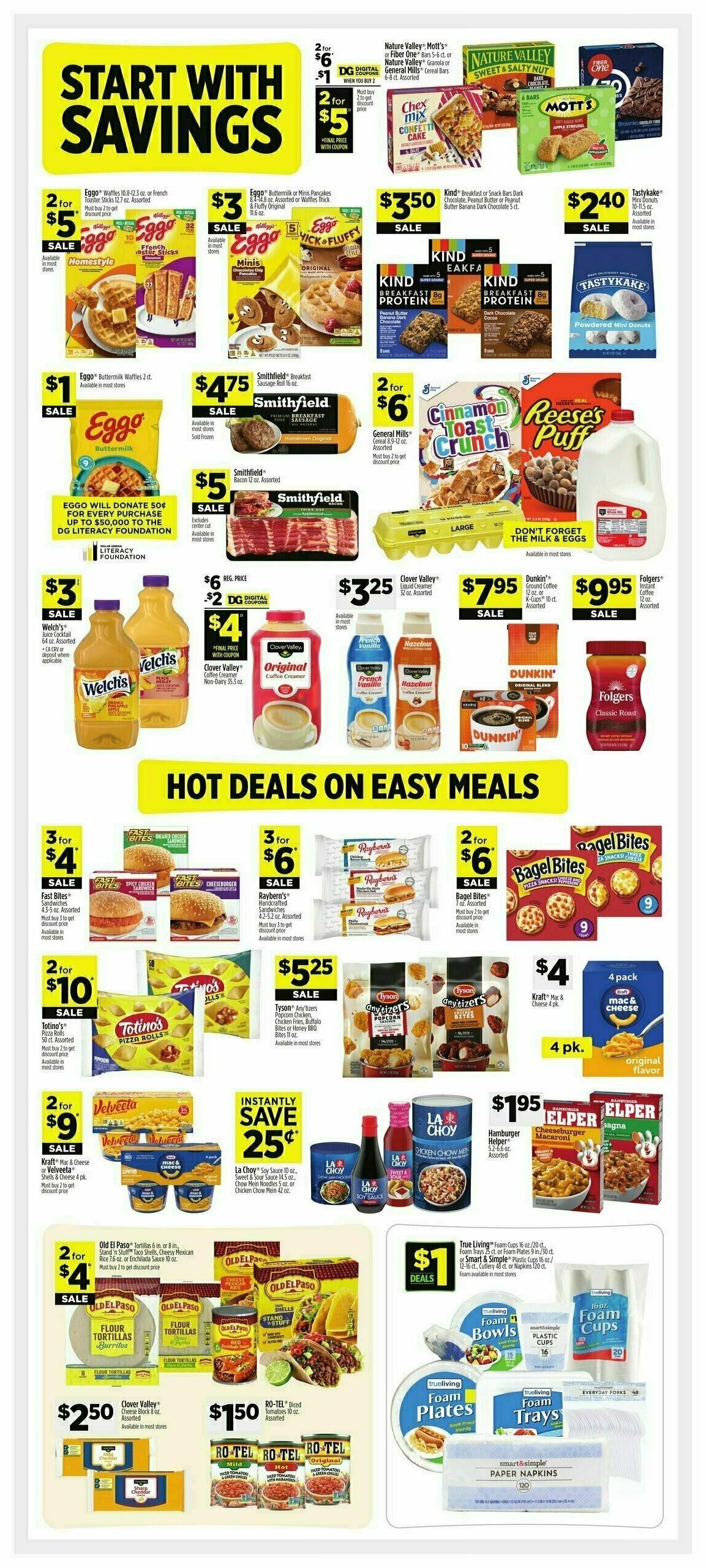 Dollar General Weekly Ad from July 27