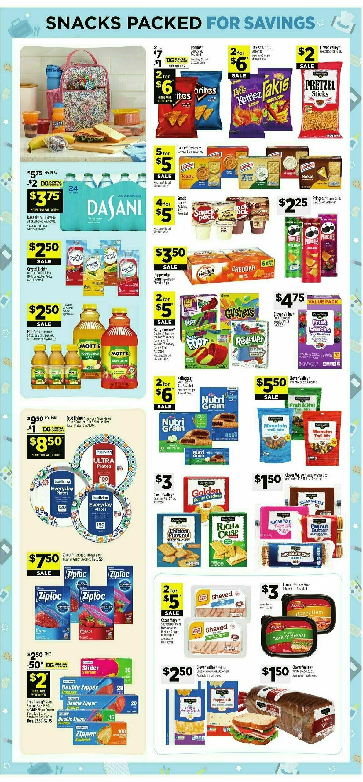 Dollar General Weekly Ad from August 3