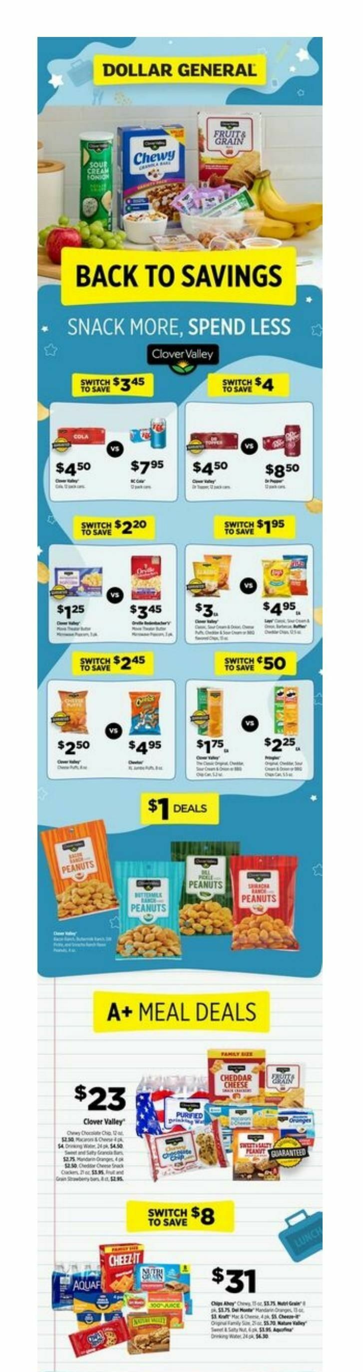 Dollar General Switch to Save with DG Brands Weekly Ad from June 30