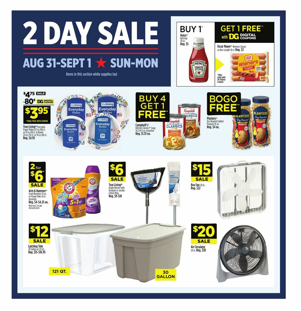 Dollar General Weekly Ad from August 31
