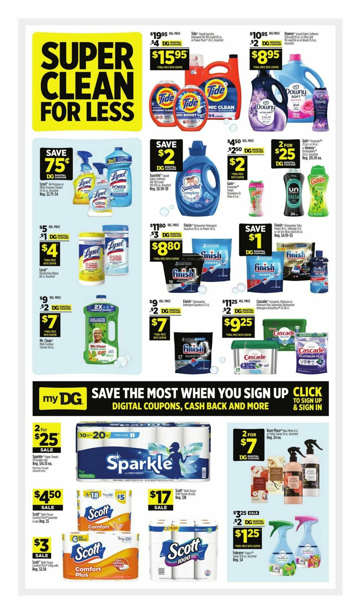 Dollar General Weekly Ad from August 31