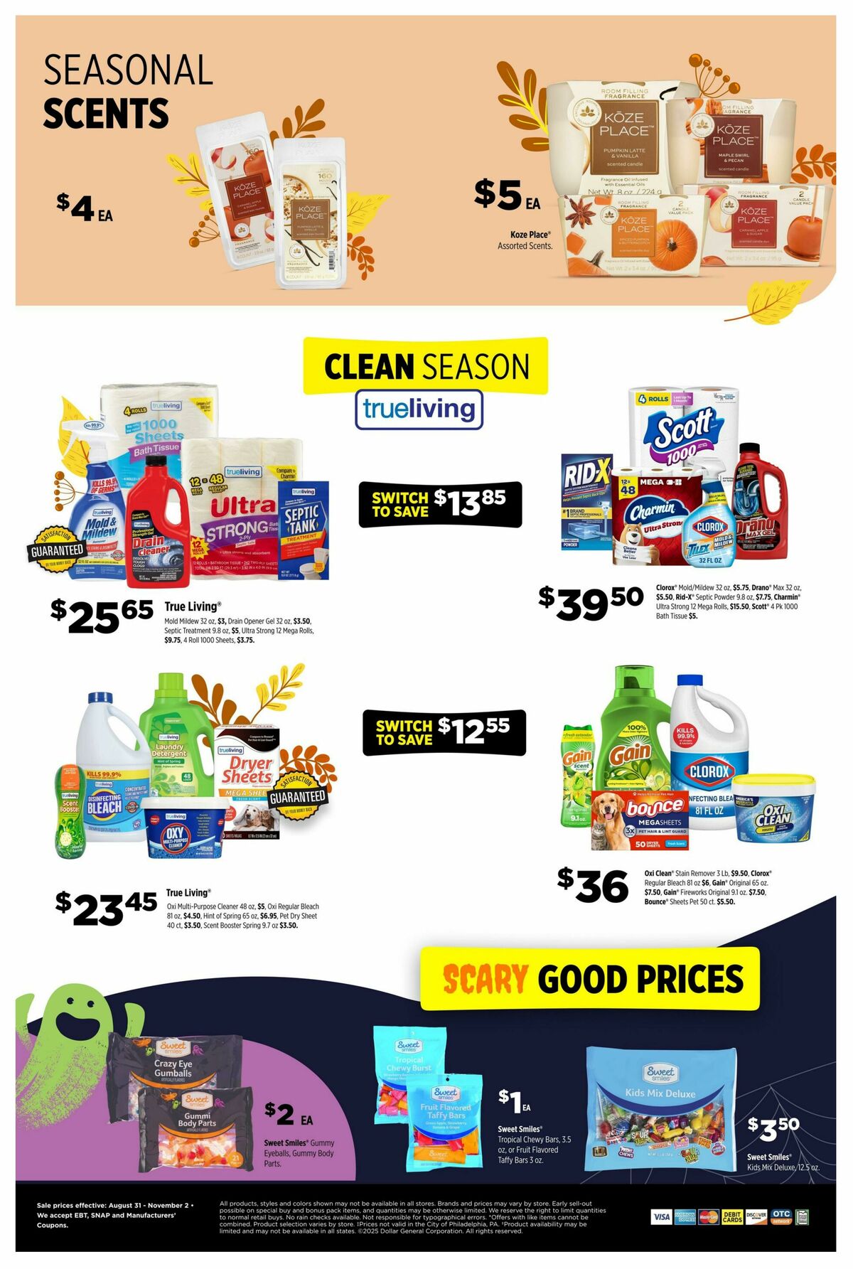 Dollar General Switch to Save with DG Brands Weekly Ad from August 31