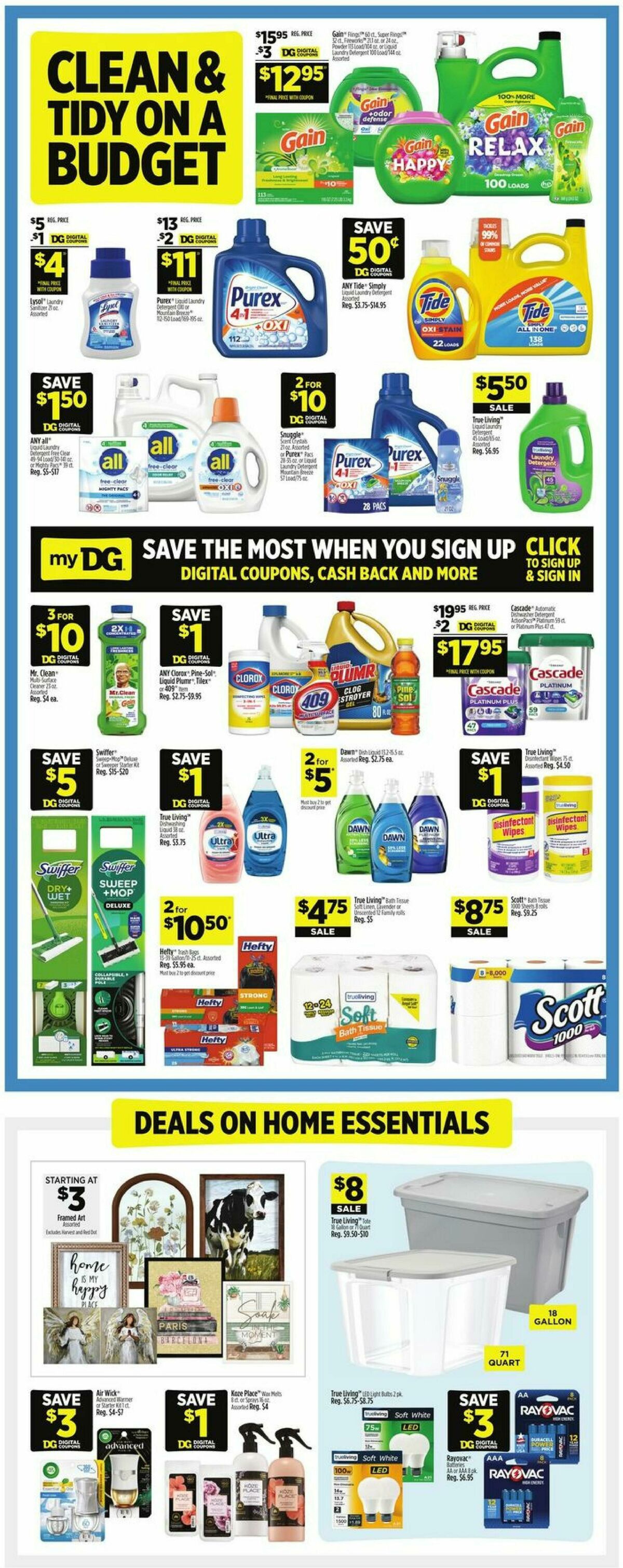Dollar General Weekly Ad from September 14