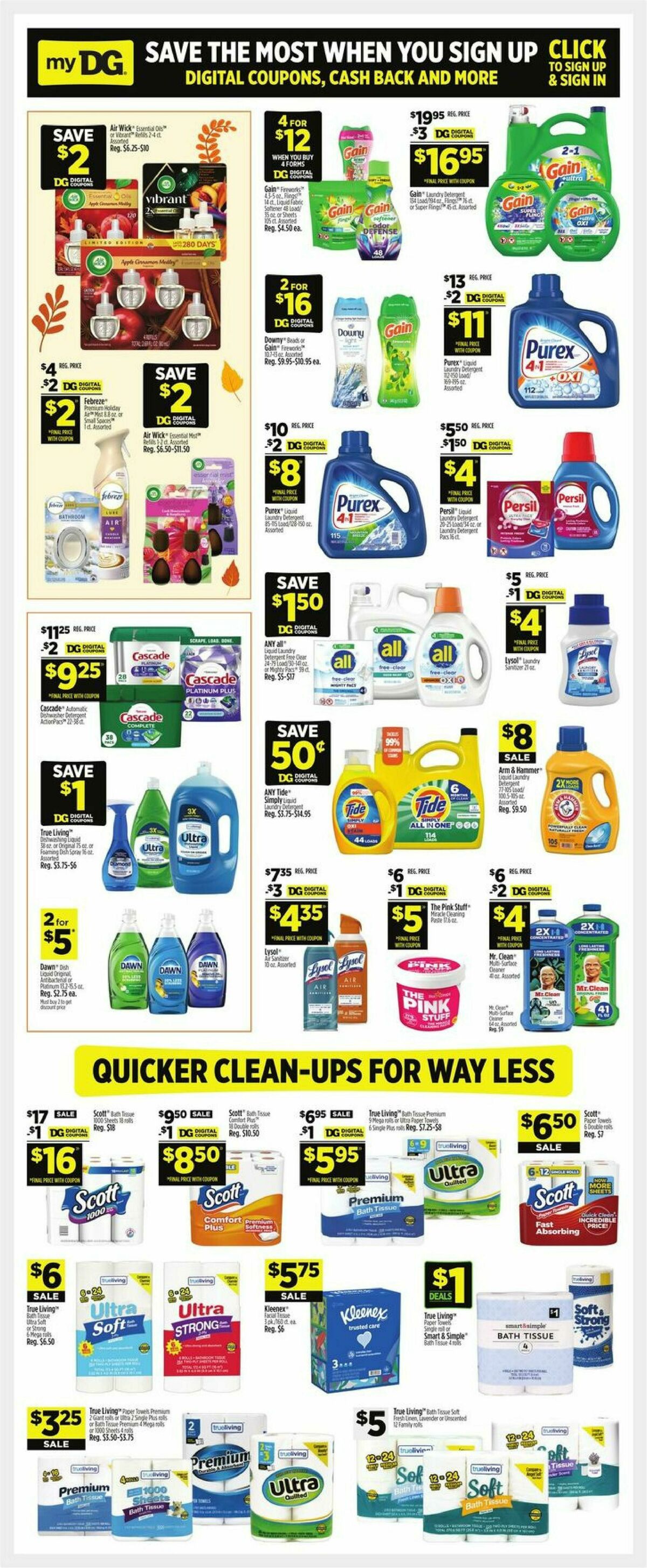 Dollar General Weekly Ad from September 21