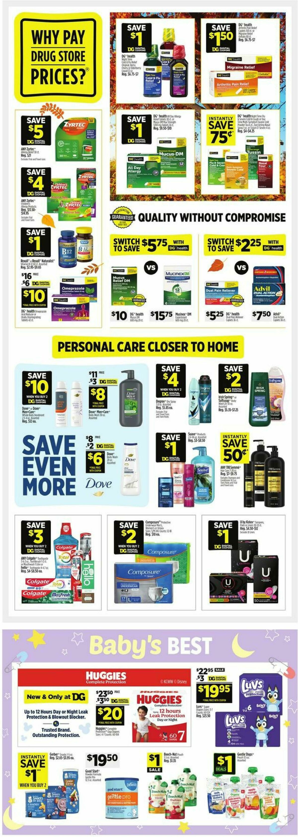 Dollar General Weekly Ad from September 28