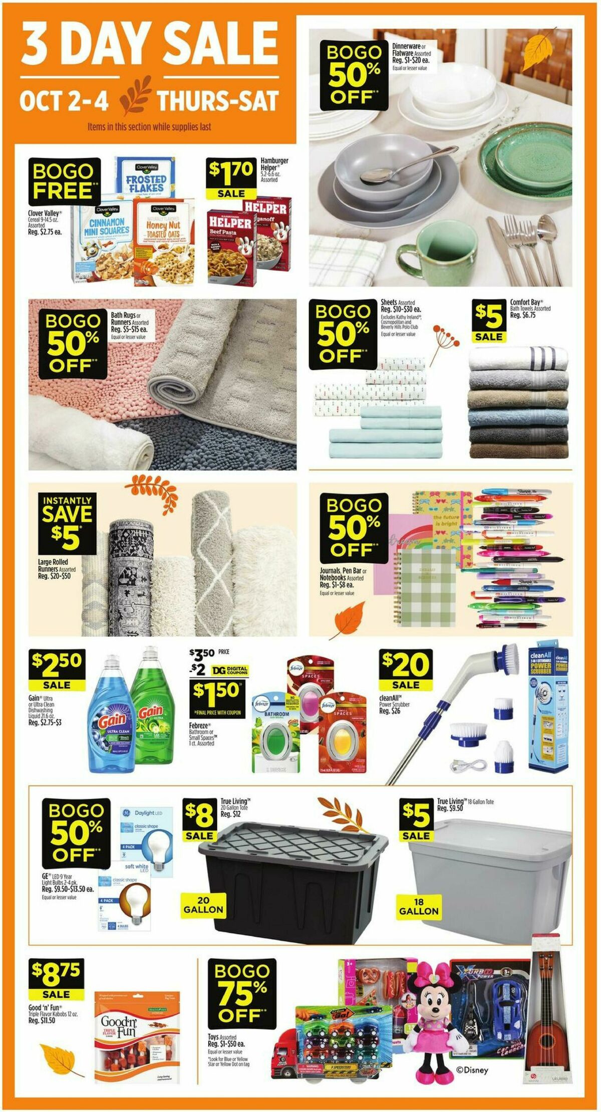 Dollar General Weekly Ad from September 28