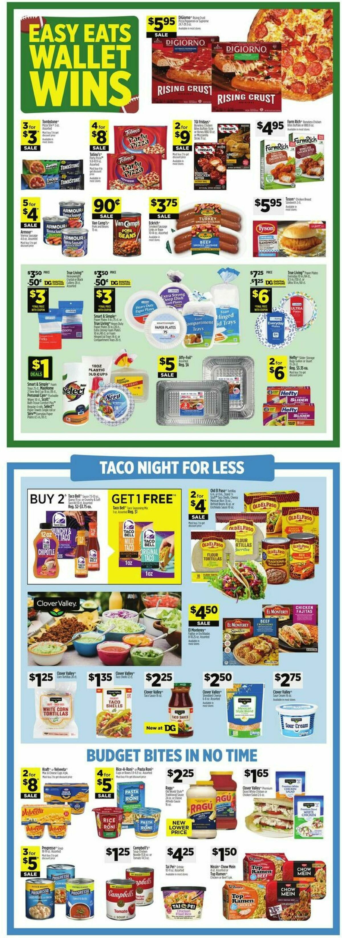 Dollar General Weekly Ad from September 28