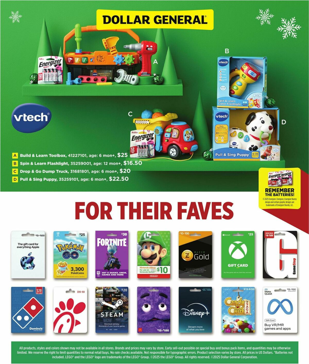 Dollar General 2025 Toy Book Weekly Ad from October 19