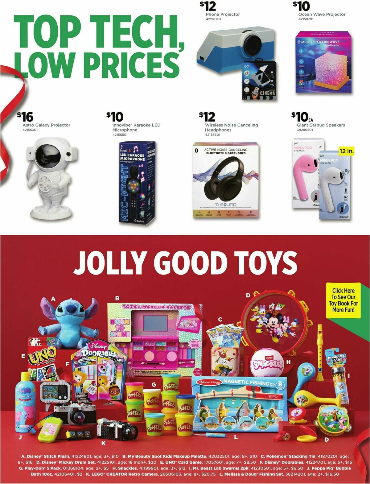 Dollar General 2025 Gift Guide Weekly Ad from October 19