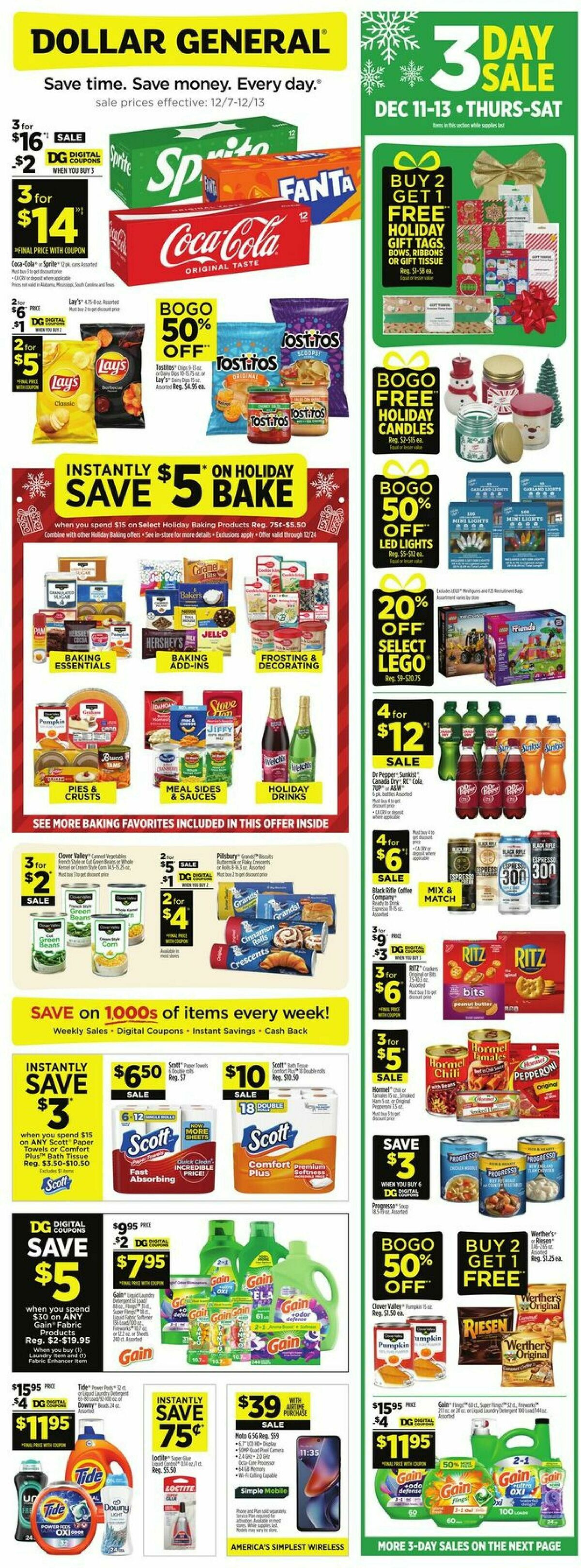 Dollar General Weekly Ad from December 7